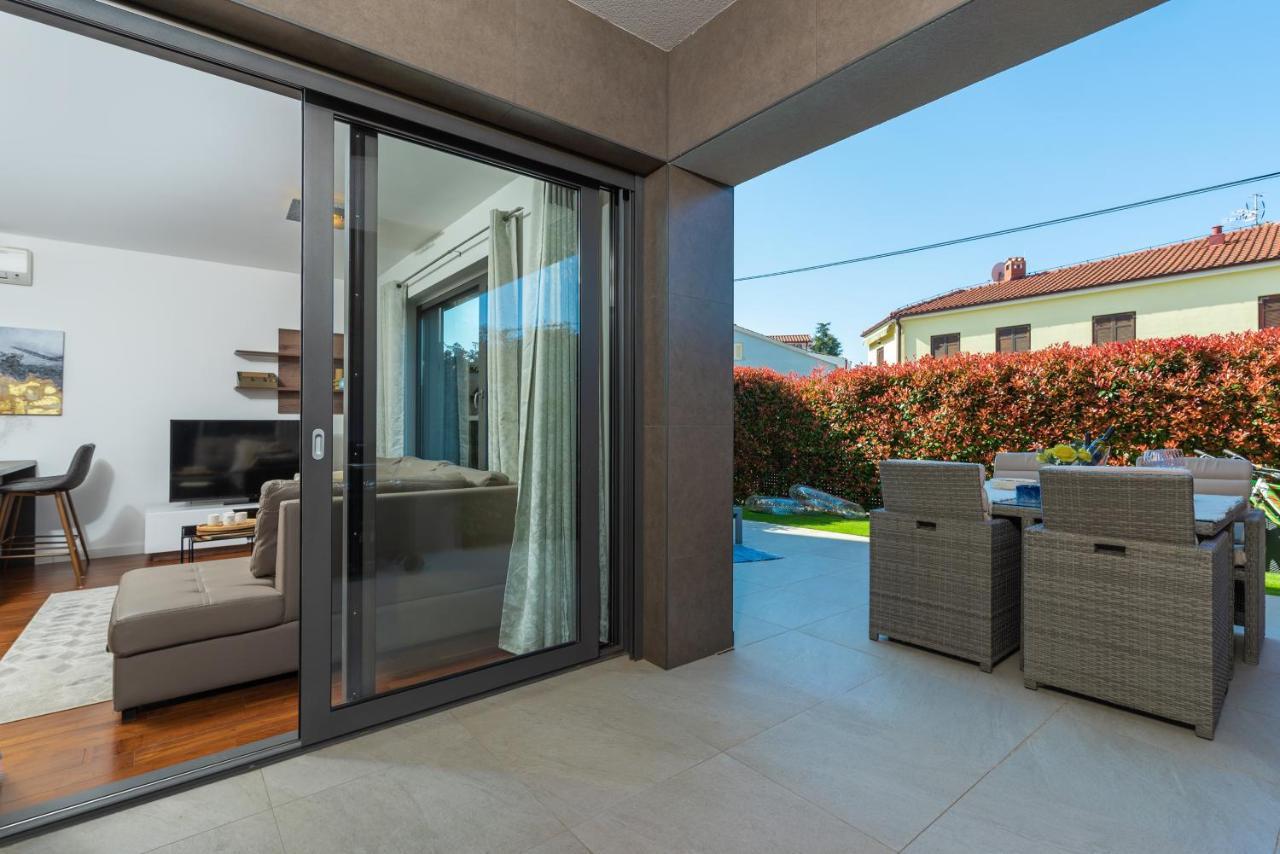 Luxury New Apartment With Private Garden Near The Beach! Porec Ngoại thất bức ảnh